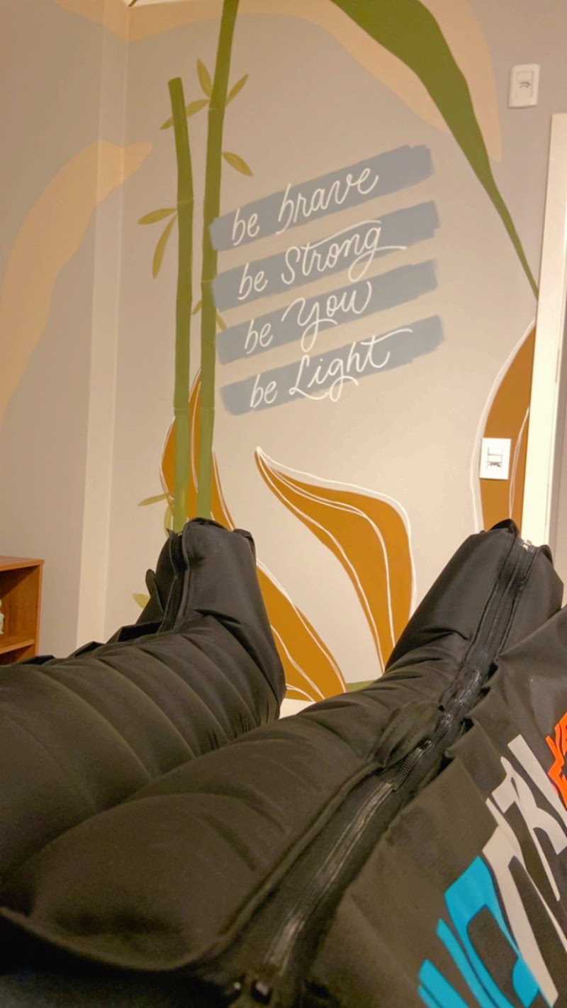 Área de massagem e relaxamento