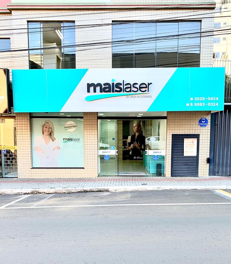 Ambiente da clínica Maislaser by Ana Hickmann Chapecó
