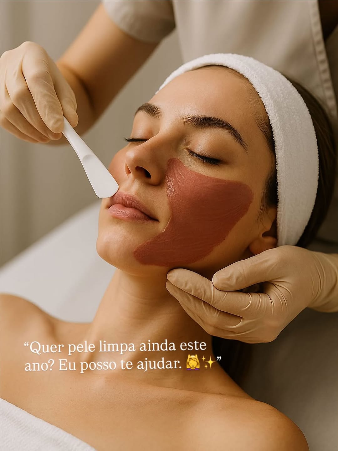 Procedimento de limpeza de pele